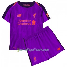 Jalkapallo Pelipaidat Liverpool Lasten Vieraspaita 2018-2019 Lyhythihainen
