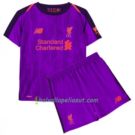 Jalkapallo Pelipaidat Liverpool Lasten Vieraspaita 2018-2019 Lyhythihainen