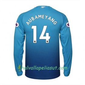 Jalkapallo Pelipaidat Arsenal Aubameyang 14 Vieraspaita 2017-2018 Pitkähihainen