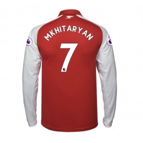 Jalkapallo Pelipaidat Arsenal Henrikh Mkhitaryan 7 Kotipaita 2017-2018 Pitkähihainen