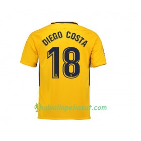 Jalkapallo Pelipaidat Atlético Madrid Diego Costa 18 Vieraspaita 2017-2018 Lyhythihainen