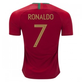 Jalkapallo Pelipaidat Portugali Cristiano Ronaldo 7 World Cup 2018 Kotipaita