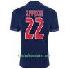 Jalkapallo Pelipaidat AFC Ajax Ziyech 22 Vieraspaita 2017-2018 Lyhythihainen