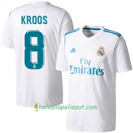 Jalkapallo Pelipaidat Real Madrid Kroos Kotipaita 2017-2018 Lyhythihainen