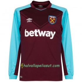 Jalkapallo Pelipaidat West Ham United Kotipaita 2017-2018 Pitkähihainen