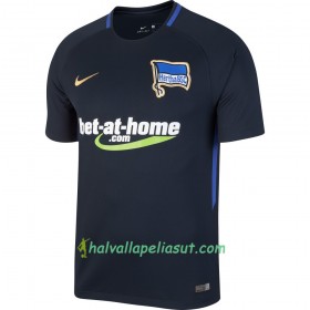 Jalkapallo Pelipaidat Hertha BSC Vieraspaita 2017-2018 Lyhythihainen