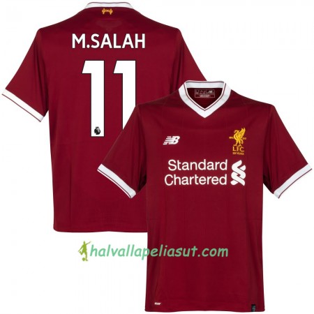 Jalkapallo Pelipaidat Liverpool M. Salah Kotipaita 2017-2018 Lyhythihainen
