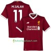 Jalkapallo Pelipaidat Liverpool M. Salah Kotipaita 2017-2018 Lyhythihainen