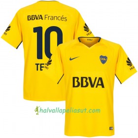 Jalkapallo Pelipaidat Boca Juniors Tevez Vieraspaita 2017-2018 Lyhythihainen