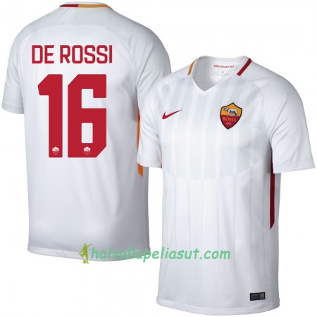 Jalkapallo Pelipaidat AS Roma De Rossi 16 Vieraspaita 2017-2018 Lyhythihainen