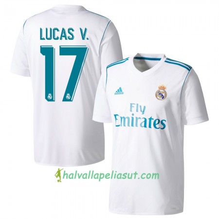 Jalkapallo Pelipaidat Real Madrid Lucas V. Kotipaita 2017-2018 Lyhythihainen