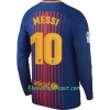 Jalkapallo Pelipaidat FC Barcelona Messi Kotipaita 2017-2018 Pitkähihainen