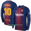 Jalkapallo Pelipaidat FC Barcelona Messi Kotipaita 2017-2018 Pitkähihainen