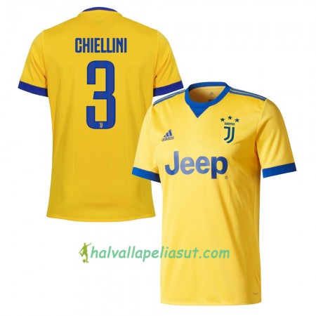Jalkapallo Pelipaidat Juventus Chiellini 3 Vieraspaita 2017-2018 Lyhythihainen