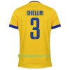 Jalkapallo Pelipaidat Juventus Chiellini 3 Vieraspaita 2017-2018 Lyhythihainen