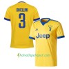 Jalkapallo Pelipaidat Juventus Chiellini 3 Vieraspaita 2017-2018 Lyhythihainen