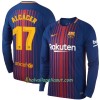Jalkapallo Pelipaidat FC Barcelona Alcácer Kotipaita 2017-2018 Pitkähihainen 
