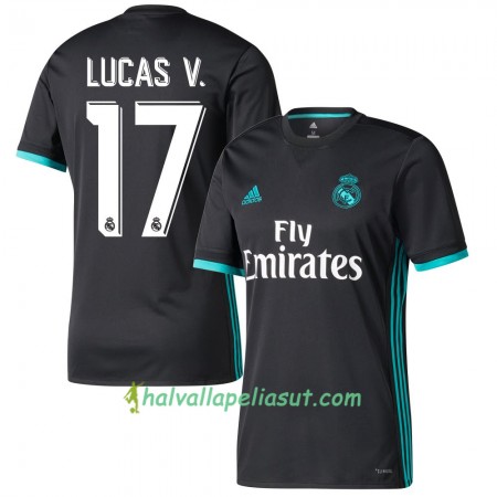 Jalkapallo Pelipaidat Real Madrid Lucas V. Vieraspaita 2017-2018 Lyhythihainen