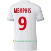 Jalkapallo Pelipaidat Olympique Lyonnais Memphis Kotipaita 2017-2018 Lyhythihainen