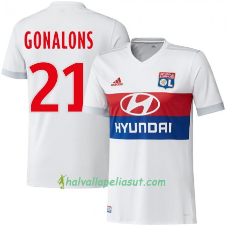 Jalkapallo Pelipaidat Olympique Lyonnais Gonalons Kotipaita 2017-2018 Lyhythihainen