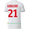 Jalkapallo Pelipaidat Olympique Lyonnais Gonalons Kotipaita 2017-2018 Lyhythihainen