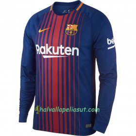 Jalkapallo Pelipaidat FC Barcelona S. Roberto Kotipaita 2017-2018 Pitkähihainen