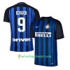 Jalkapallo Pelipaidat Inter Icardi 9 Kotipaita 2017-2018 Lyhythihainen