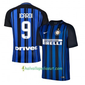 Jalkapallo Pelipaidat Inter Icardi 9 Kotipaita 2017-2018 Lyhythihainen