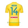 Jalkapallo Pelipaidat SSC Napoli Mertens 14 Vieraspaita 2017-2018 Lyhythihainen
