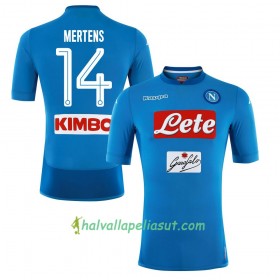 Jalkapallo Pelipaidat SSC Napoli Mertens 14 Kotipaita 2017-2018 Lyhythihainen
