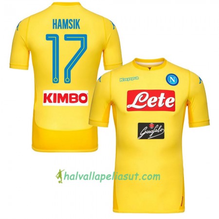 Jalkapallo Pelipaidat SSC Napoli Hamsik 17 Vieraspaita 2017-2018 Lyhythihainen