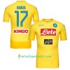 Jalkapallo Pelipaidat SSC Napoli Hamsik 17 Vieraspaita 2017-2018 Lyhythihainen