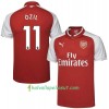 Jalkapallo Pelipaidat Arsenal Özil Kotipaita 2017-2018 Lyhythihainen