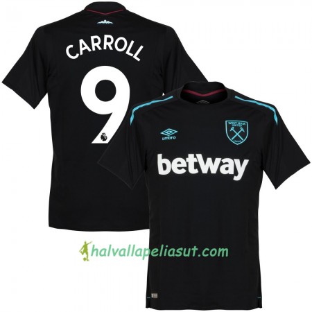 Jalkapallo Pelipaidat West Ham United Carroll 9 Vieraspaita 2017-2018 Lyhythihainen