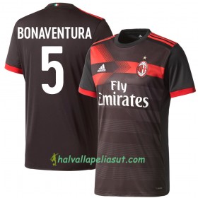 Jalkapallo Pelipaidat AC Milan Bonaventura 5 3 Paita 2017-2018 Lyhythihainen