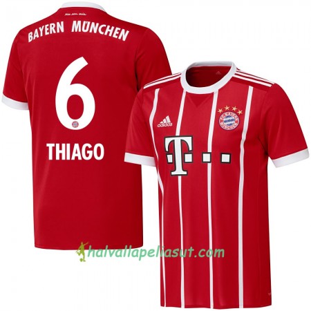 Jalkapallo Pelipaidat FC Bayern München Thiago 6 Kotipaita 2017-2018 Lyhythihainen