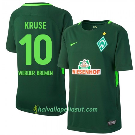 Jalkapallo Pelipaidat Werder Bremen Kruse 10 Kotipaita 2017-2018 Lyhythihainen