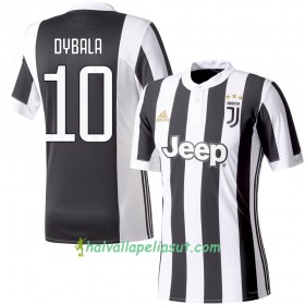 Jalkapallo Pelipaidat Juventus Dybala 10 Kotipaita 2017-2018 Lyhythihainen