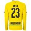 Jalkapallo Pelipaidat Borussia Dortmund Kagawa 23 Kotipaita 2017-2018 Pitkähihainen