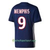 Jalkapallo Pelipaidat Olympique Lyonnais Memphis Vieraspaita 2017-2018 Lyhythihainen