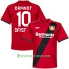 Jalkapallo Pelipaidat Bayer 04 Leverkusen Brandt 10 Vieraspaita 2017-2018 Lyhythihainen