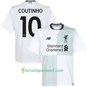 Jalkapallo Pelipaidat Liverpool Coutinho Vieraspaita 2017-2018 Lyhythihainen