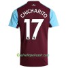 Jalkapallo Pelipaidat West Ham United Chicharito 17 Kotipaita 2017-2018 Lyhythihainen
