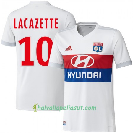 Jalkapallo Pelipaidat Olympique Lyonnais Lacazette Kotipaita 2017-2018 Lyhythihainen