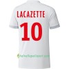 Jalkapallo Pelipaidat Olympique Lyonnais Lacazette Kotipaita 2017-2018 Lyhythihainen