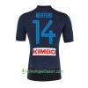 Jalkapallo Pelipaidat SSC Napoli Mertens 14 3 Paita 2017-2018 Lyhythihainen