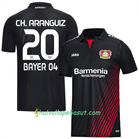 Jalkapallo Pelipaidat Bayer 04 Leverkusen Ch. Aranguiz 20 Kotipaita 2017-2018 Lyhythihainen