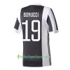 Jalkapallo Pelipaidat Juventus Bonucci 19 Kotipaita 2017-2018 Lyhythihainen
