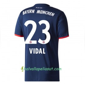 Jalkapallo Pelipaidat FC Bayern München Vidal 23 Vieraspaita 2017-2018 Lyhythihainen
