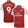 Jalkapallo Pelipaidat Arsenal Lacazette Kotipaita 2017-2018 Lyhythihainen